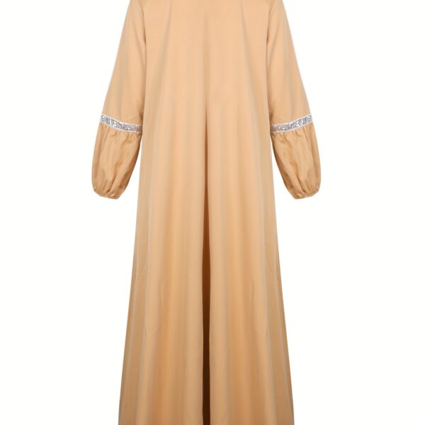 Exquisite Dubai Nights Sequined Abaya Dress from Newness, shimmering with elegance. Modern and stylish abaya design.