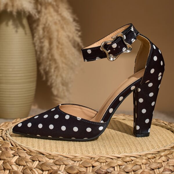Newness Sunset Stroll Ankle Strap Heels: Elegant ankle strap heels in a sunset-inspired color, perfect for elevating your style.