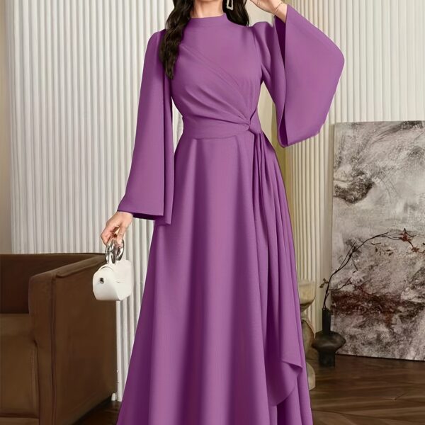 Newness Serene Teal Long Maxi Dress - Flowy maxi dress in serene teal color, perfect for any occasion.
