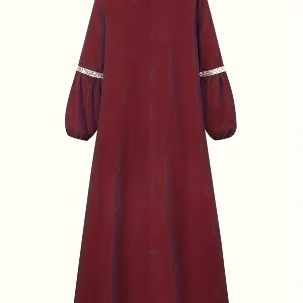 Exquisite Dubai Nights Sequined Abaya Dress from Newness, shimmering with elegance. Modern and stylish abaya design.