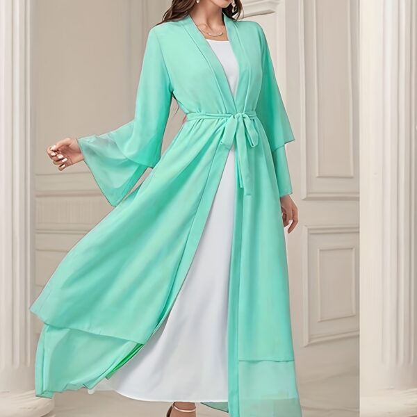 Effortless elegance in our Serene Serenity Abaya Maxi Dress. A stylish maxi dress perfect for any occasion.