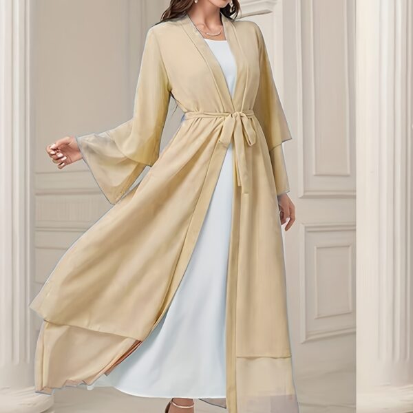 Effortless elegance in our Serene Serenity Abaya Maxi Dress. A stylish maxi dress perfect for any occasion.