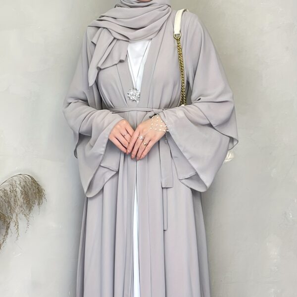Effortless elegance in our Serene Serenity Abaya Maxi Dress. A stylish maxi dress perfect for any occasion.