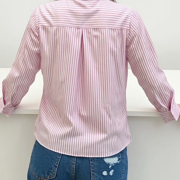 Effortless Elegance Striped Shirt from Newness. A stylish and versatile striped shirt perfect for any occasion.
