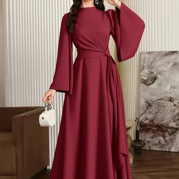 Newness Serene Teal Long Maxi Dress - Flowy maxi dress in serene teal color, perfect for any occasion.