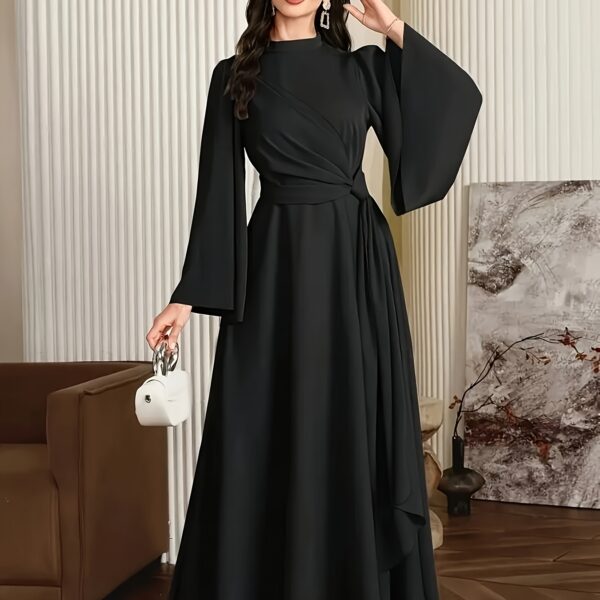 Newness Serene Teal Long Maxi Dress - Flowy maxi dress in serene teal color, perfect for any occasion.