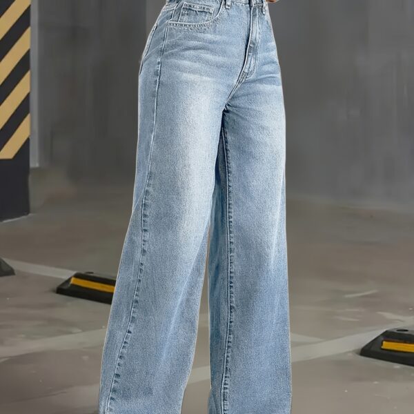Newness Everyday Icon High-Waist Jeans: Flattering high-waist jeans in a variety of washes and sizes, showcasing a stylish and versatile fit.
