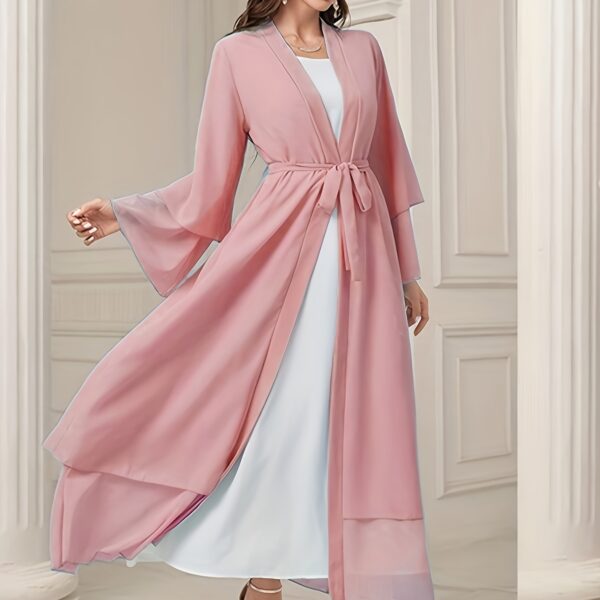 Effortless elegance in our Serene Serenity Abaya Maxi Dress. A stylish maxi dress perfect for any occasion.