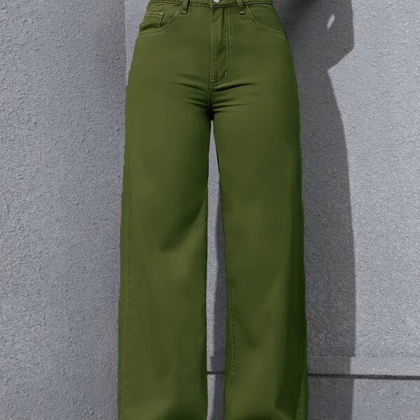 Model wearing Newness's 70s Revival Vintage Straight Jeans, showcasing the perfect fit and effortless style.
