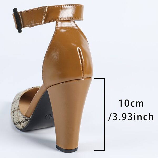 Newness Sunset Stroll Ankle Strap Heels: Elegant ankle strap heels in a sunset-inspired color, perfect for elevating your style.