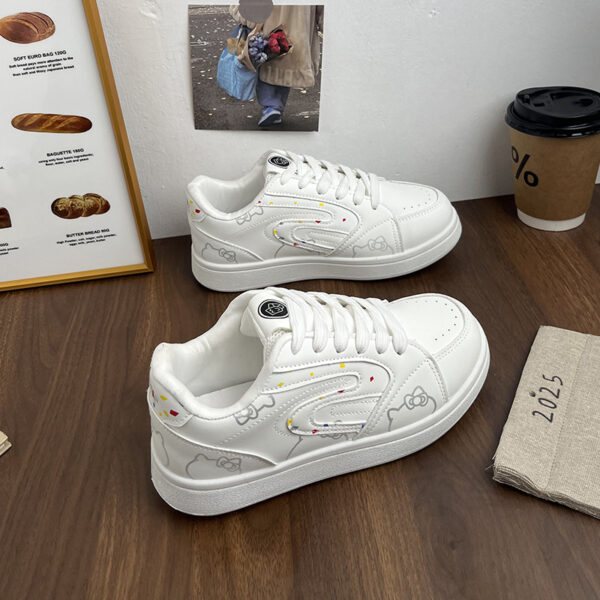 Newness Bloom Where You're Planted Floral Sneakers: Comfortable and stylish floral sneakers, perfect for everyday wear. Showcasing a vibrant floral design.