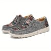 Cairo Breeze Mens Graphic Loafers by Newness Stylish breathable lightweight and non slip loafers for all day comfort