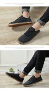 Newness Linen Rope Sole Shoes Handcrafted stitching breathable linen and a comfortable rope sole Effortless style for every day