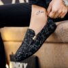 Newness Metropolitan Plaid Fabric Loafers Comfortable and stylish plaid loafers perfect for everyday wear