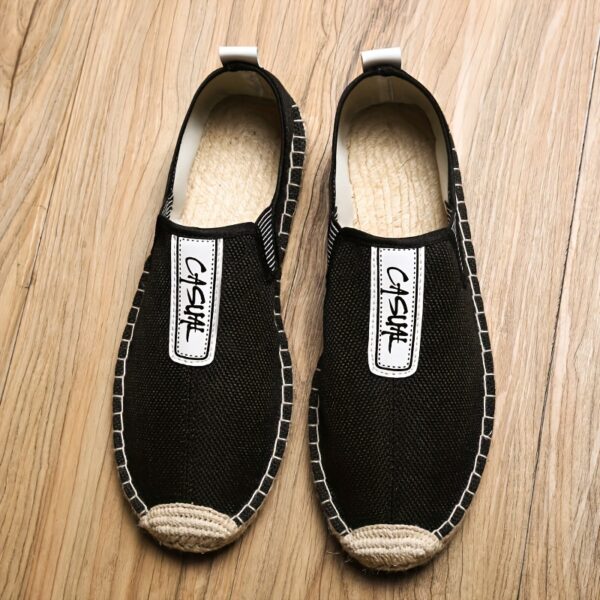Newness Mens Casual Loafers in flax showcasing breathable upper and non slip sole Perfect for vacation and everyday wear