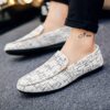 Newness Metropolitan Plaid Fabric Loafers Comfortable and stylish plaid loafers perfect for everyday wear