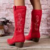 Newness Sculpted Chunky Heel Boots Elevate your style with these trendy boots featuring a sculpted chunky heel Perfect for adding a touch of edge to any outfit