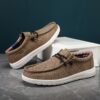 Newness Mens Canvas Shoes Breathable lightweight canvas shoes perfect for any casual occasion Effortless style for everyday wear