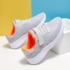 Stylish blue Velocity Boys Mesh Shoes from Newness perfect for active boys Lightweight and breathable mesh upper