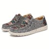 Cairo Breeze Mens Graphic Loafers by Newness Stylish breathable lightweight and non slip loafers for all day comfort