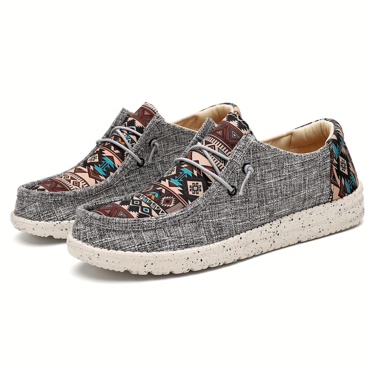 Cairo Breeze Mens Graphic Loafers by Newness Stylish breathable lightweight and non slip loafers for all day comfort