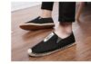 Newness Mens Casual Loafers in flax showcasing breathable upper and non slip sole Perfect for vacation and everyday wear