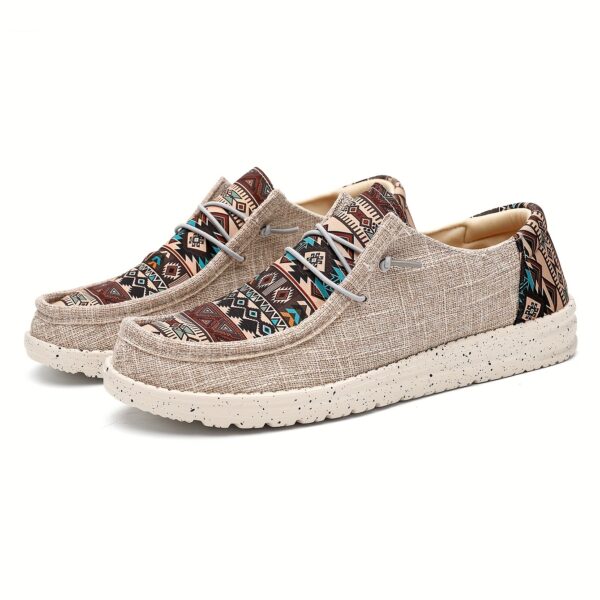 Cairo Breeze Mens Graphic Loafers by Newness Stylish breathable lightweight and non slip loafers for all day comfort