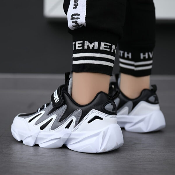 Newness Velocity Striped Sneakers stylish breathable and durable kids sneakers perfect for any occasion