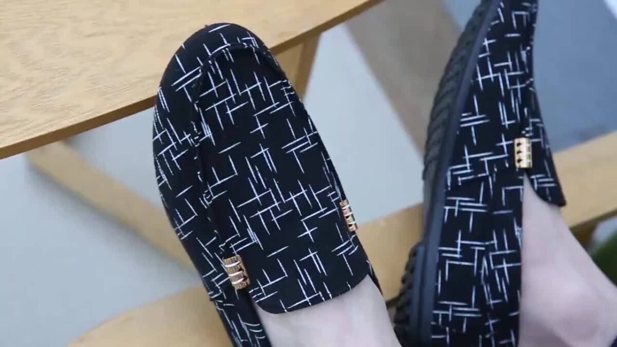 Newness Metropolitan Plaid Fabric Loafers Comfortable and stylish plaid loafers perfect for everyday wear