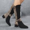 Newness Savannah Leopard Print Boots Elevate your style with these stunning leopard print boots Featuring a chic design and comfortable fit perfect for any occasion
