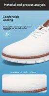 Newness Mens Casual Sneakers Breathable fabric PVC sole modern design for all day comfort