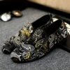 Newness Cairo Nights Floral Print Loafers Stylish loafers with breathable lining and non slip sole perfect for any occasion