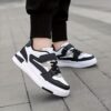 Stylish and breathable blue and white striped mesh sneakers for boys perfect for casual wear or running