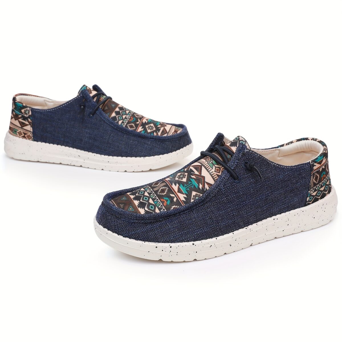 Cairo Breeze Mens Graphic Loafers by Newness Stylish breathable lightweight and non slip loafers for all day comfort