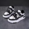 Stylish and breathable blue and white striped mesh sneakers for boys perfect for casual wear or running