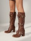 Newness Dominion Chunky Platform Boots Elevate your style with these chunky platform boots Featuring Specific details eg bold platforms durable construction stylish design