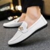 Newness Monaco Checkered Slip On Loafers Comfortable and stylish checkered loafers perfect for elevating any outfit