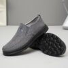 Newness Metropolitan Grey Fabric Loafers Breathable lightweight grey loafers with a stylish textured fabric upper and durable PU sole perfect for all day comfort