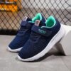 Newness Striped Breeze Boys Mesh Sneakers Breathable sporty sneakers perfect for all seasons Stylish striped design in blue and white