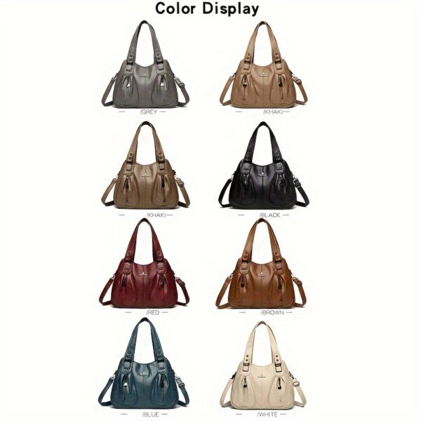The Everyday Shoulder Bag in elegant brown leather. A sophisticated accessory perfect for everyday use.