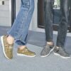 Newness Cairo Stroll Plaid Casual Loafers in breathable fabric with comfortable EVA sole perfect for everyday wear