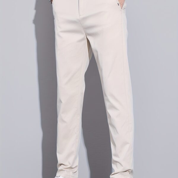 Newness Dubai Luxe Men's Straight-Leg Pants: Elevate your style with these comfortable, modern-fit pants.