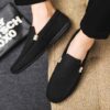 Newness Metropolitan Mens Canvas Loafers Comfortable and stylish canvas loafers for men perfect for elevating any casual outfit