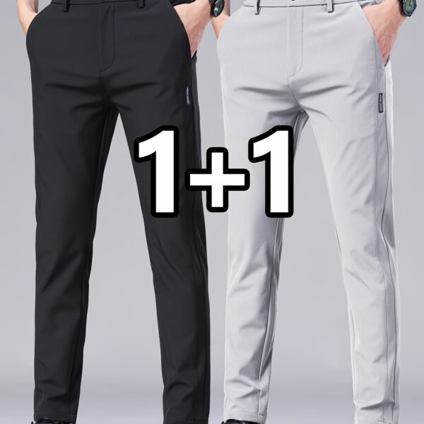 Newness Men's Executive Collection Slim Fit Pants: Sharp, modern slim fit pants for the sophisticated man. Comfortable and stylish for any occasion.
