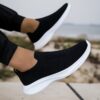 Newness Urban Trek Mens Slip On Sneakers in stylish minimalist design showcasing breathable comfort and effortless style