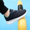 Kids Newness Velocity Mesh Sneakers in action showcasing their breathable mesh upper and lightweight design perfect for active play