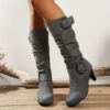 Newness Sculpted Silhouette Knee High Boots Elevate your style with these sophisticated knee high boots perfect for any occasion