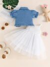 Adorable Flutterby Delight girls camisole dress perfect for spring and summer A charming lightweight dress with delicate details
