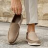 Newness Mens Effortless Style Slip On Loafers Comfortable and stylish loafers perfect for everyday wear View the rich detailed texture and refined design