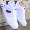 Newness Cityscape Striped Lace Up Loafers Breathable and stylish loafers with a modern design perfect for everyday wear